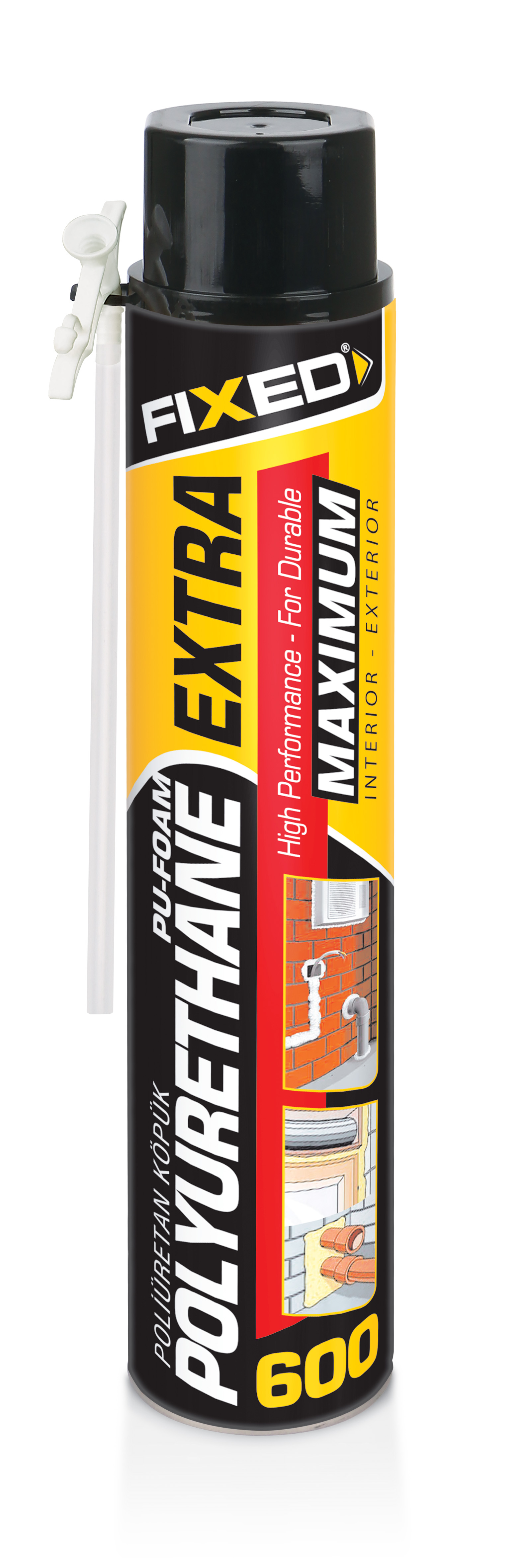 FIXED POLİÜRETAN KÖPÜK 600GR